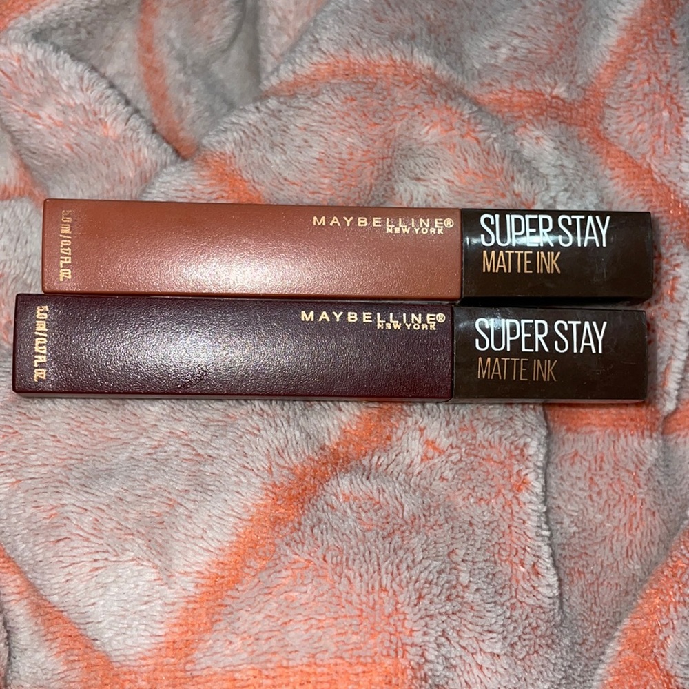 2 Maybelline super stay matte ink lipstick